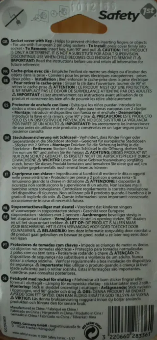 Protectores enchufes. 2 euros