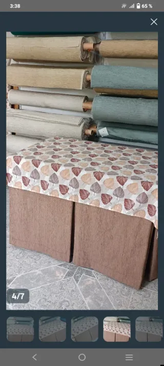 Ropa de mesa camilla