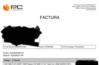 XFX RX 9060 XT 16GB OC GDDR6 FSR4 Triple Fan White