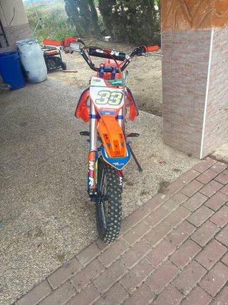 Moto M2R Cross Naranja/Blanco