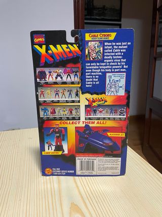 Figura Cable cyborg X-Force Marvel Comics Toy Biz