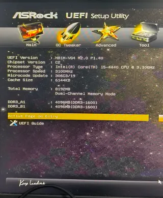 ASRock H81M-VG4 + CPU + 8GB