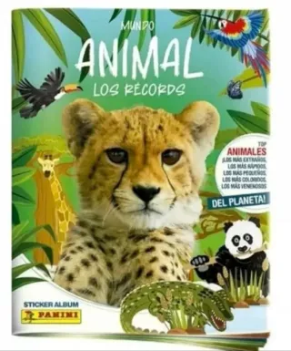 Álbum Cromos Mundo Animal Los Récords Panini