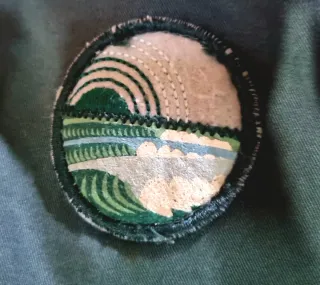 Chaqueta Bomber Roxy Verde Talla