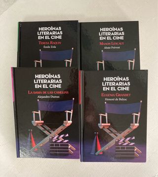 4 libros “Heroínas literarias en el cine”