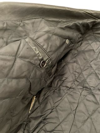 Chaqueta Biker Cuero Negra Talla M