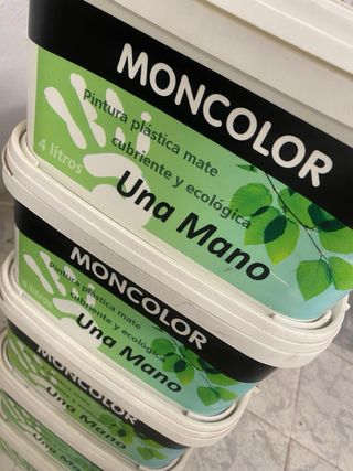 Pintura Moncolor Una Mano Varios Colores
