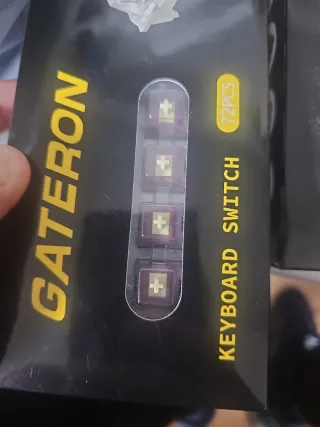 Interruptores Teclado Gateron 72uds