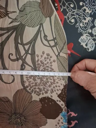 Blusa top vestido floral japonés