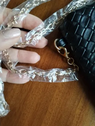 Pochette Camomilla Milano Nera Intrecciata