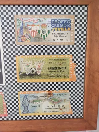 Cartel Trofeo Ciudad Sevilla + Entradas 73-74-75