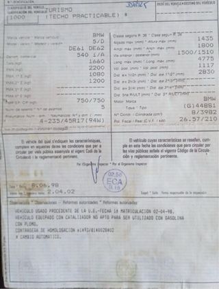 Motor BMW V8 540i Completo