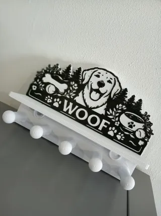Repisa decorativa perro WOOF