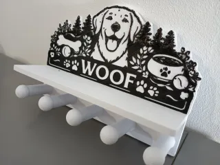 Repisa decorativa perro WOOF