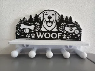 Repisa decorativa perro WOOF