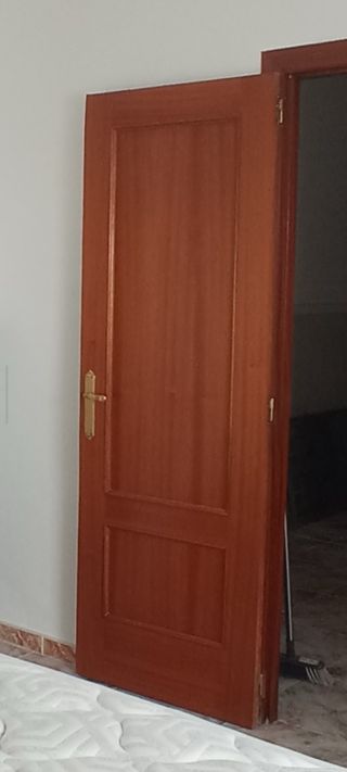 Puerta interior de madera
