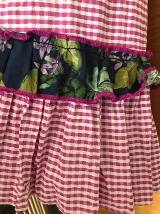 Traje Flamenca Dos Piezas / Bata Rociera niña