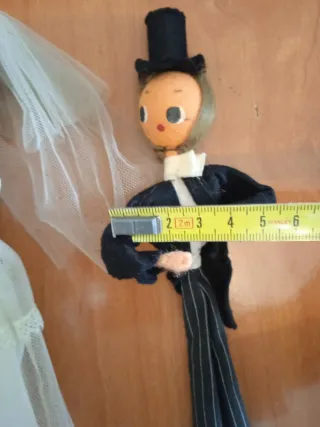 Muñecos Novios Trapo Vintage