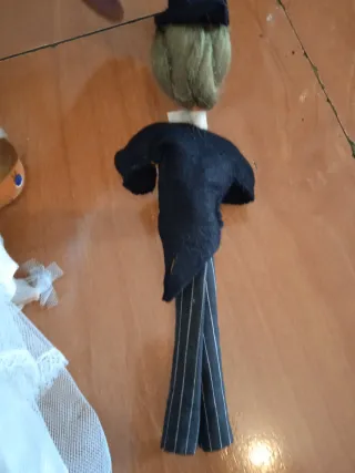 Muñecos Novios Trapo Vintage