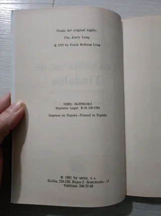 Los Sabuesos de Tíndalos y otros monstruos al a...