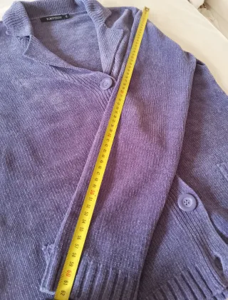 Giacchina in ciniglia lilla