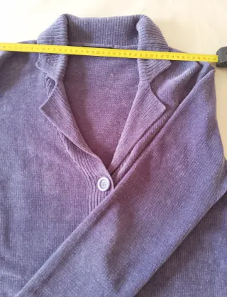 Giacchina in ciniglia lilla