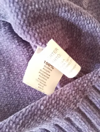 Giacchina in ciniglia lilla