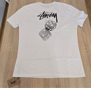 Camiseta Stussy Blanca Dados