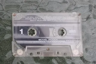 K7 Japan Michael Jackson Dangerous tour souvenir