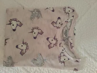 Camiseta Unicornios Rosa Talla M