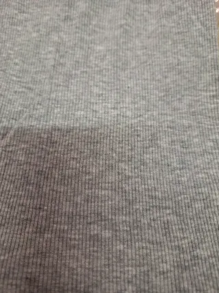 Tessuto tubolare maglina cotone grigio
