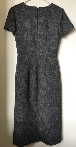Vestido Massimo Dutti gris talla 38