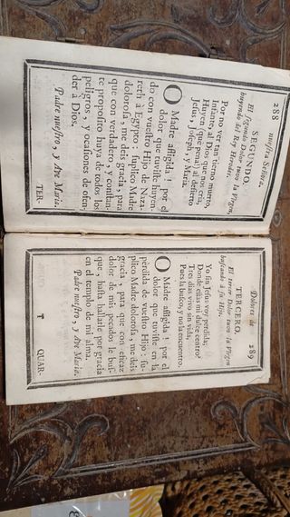 Libro de oraciones del año 1778 Atiguo