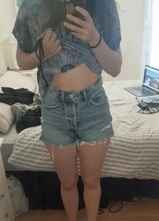 Pantalón corto vaquero