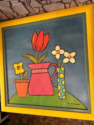 Cuadro decorativo flores