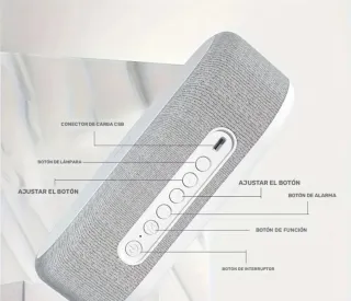 Reloj despertador LED elegante con luz nocturna