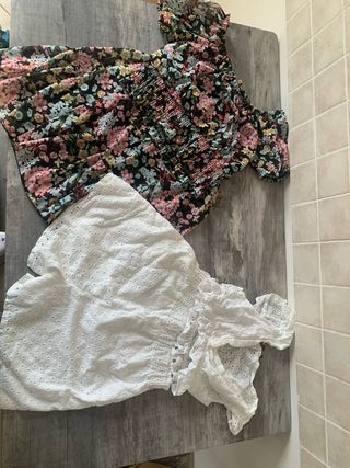 Completo estivo donna floreale e bianco