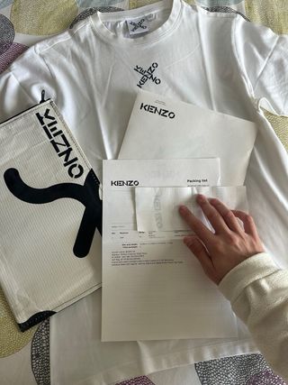 Camiseta Kenzo Blanca Talla S