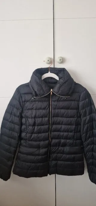 Plumas corto negro Massimo Dutti