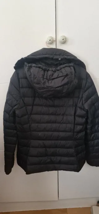 Plumas corto negro Massimo Dutti