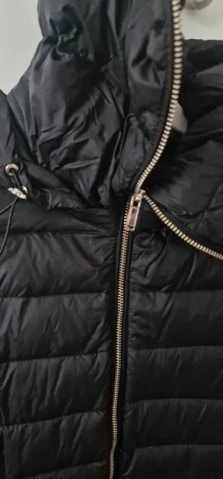 Plumas corto negro Massimo Dutti