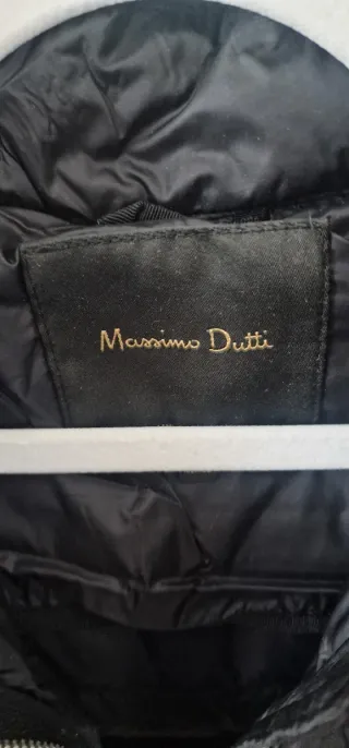 Plumas corto negro Massimo Dutti