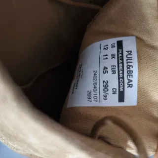 Zapatos de piel ante para hombre núm 45 nuevos.