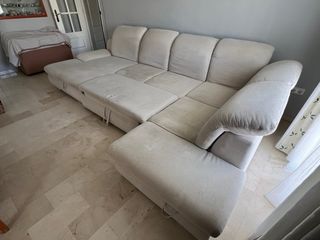 Sofá rinconera ISONA con cama chaise longue