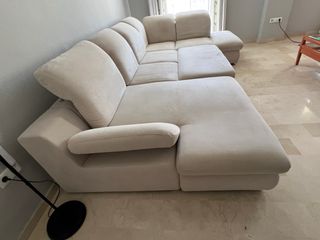 Sofá rinconera ISONA con cama chaise longue