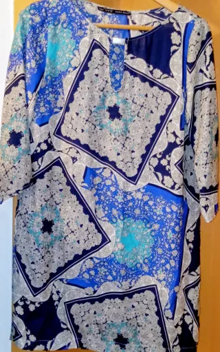 Vestido Zara Seda Talla Única