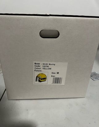 Casco Shiro Amarillo Nuevo con Visera