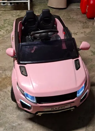 Coche eléctrico infantil rosa