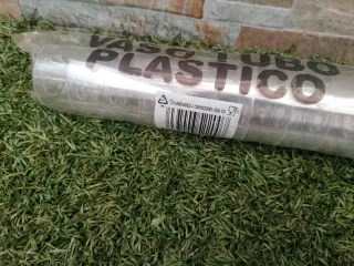 Lote 10 Vasos Plástico Transparentes