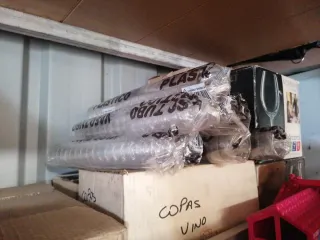 Lote 10 Vasos Plástico Transparentes